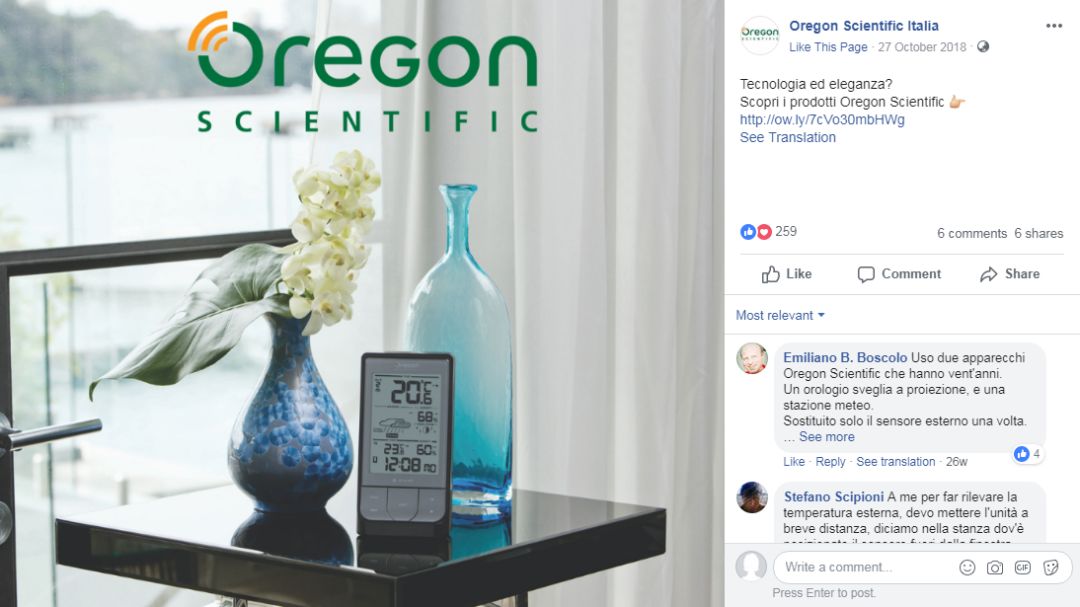 Oregon Scientific Announces New Partnership with Nital